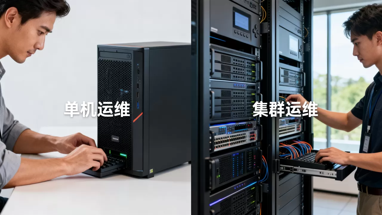 单机方案与集群方案，运维复杂度差多少？，集群运维难度大吗？