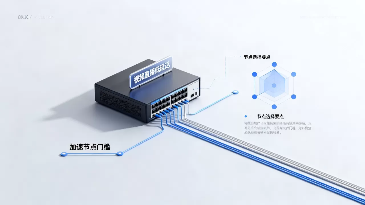 视频直播低延迟对加速节点有哪些门槛？低延迟直播加速节点怎么选？