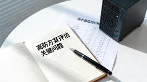 评估高防方案时该向供应商问什么？高防服务器租用多少钱一个月