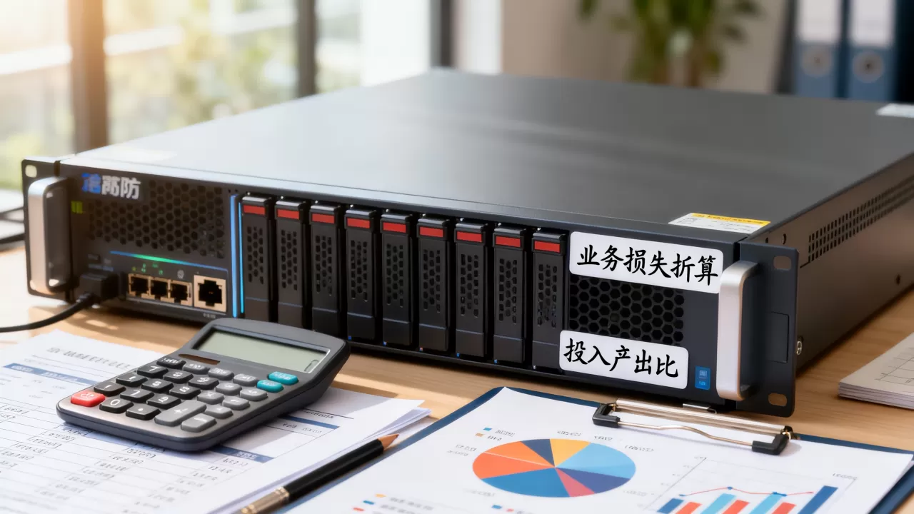 业务损失如何折算进高防投入成本？高防服务器投入产出比怎么算