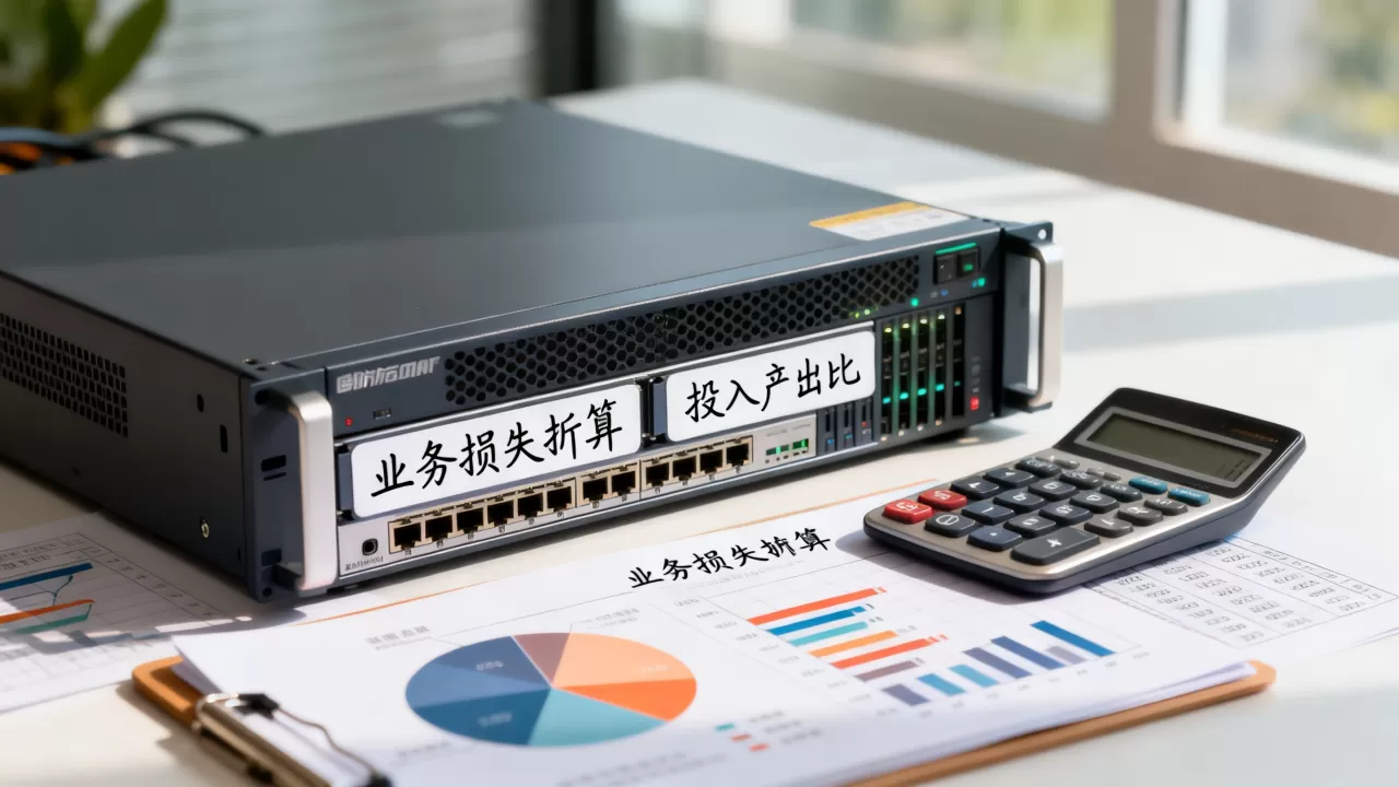 业务损失如何折算进高防投入成本？高防服务器投入产出比怎么算
