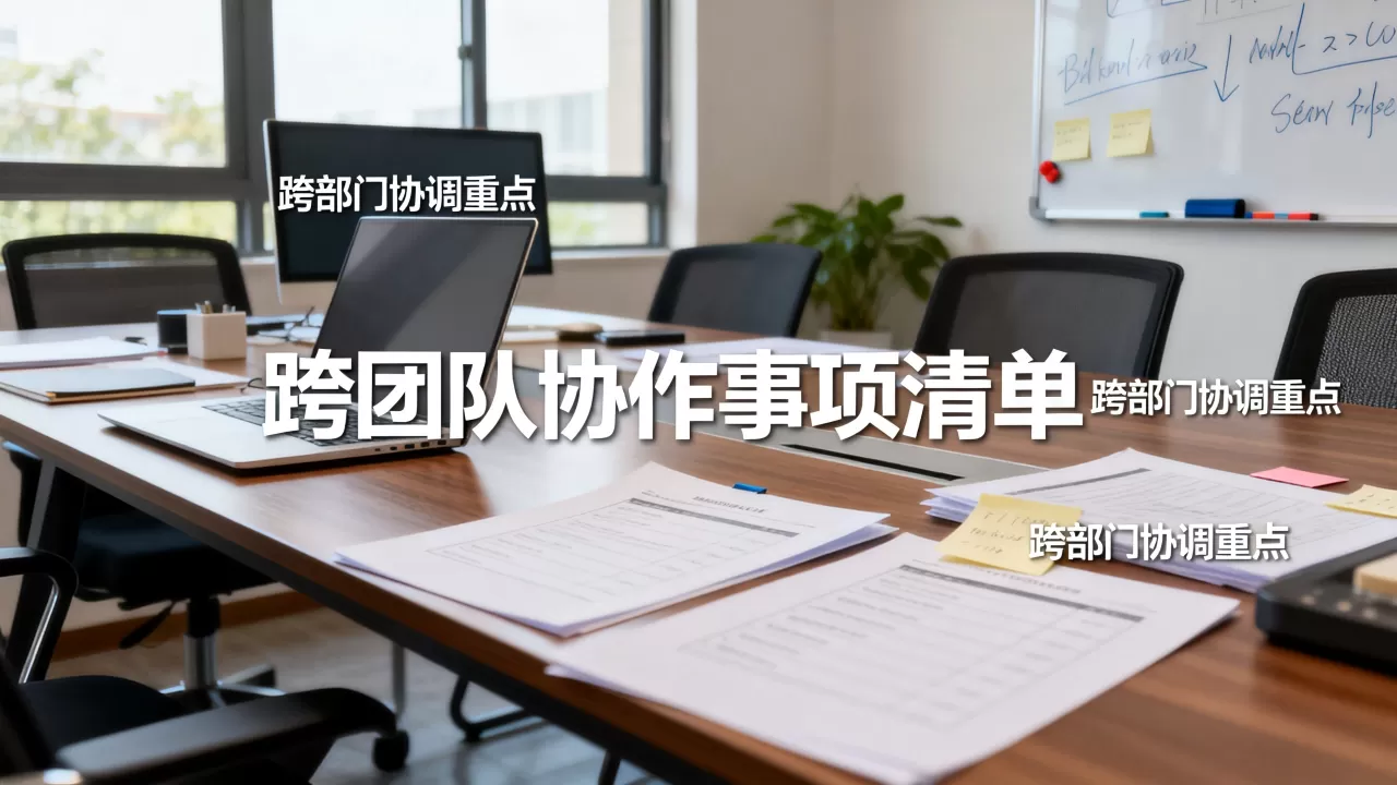 演练涉及的跨团队协作事项清单怎么列?跨部门协调重点整理 演练涉及的跨团队协作事项清单怎么列?跨部门协调重点整理