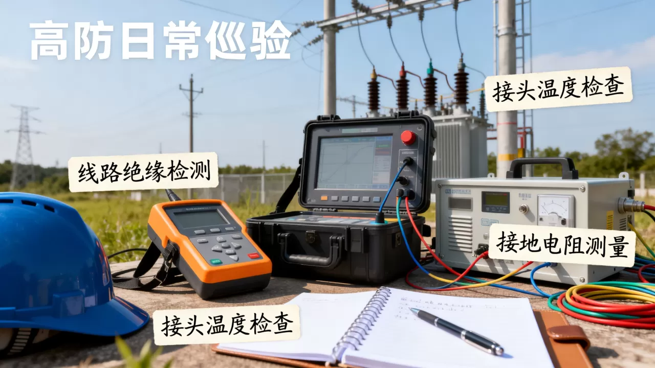 高防线路日常巡检如何做成条目化清单？巡检项目列表