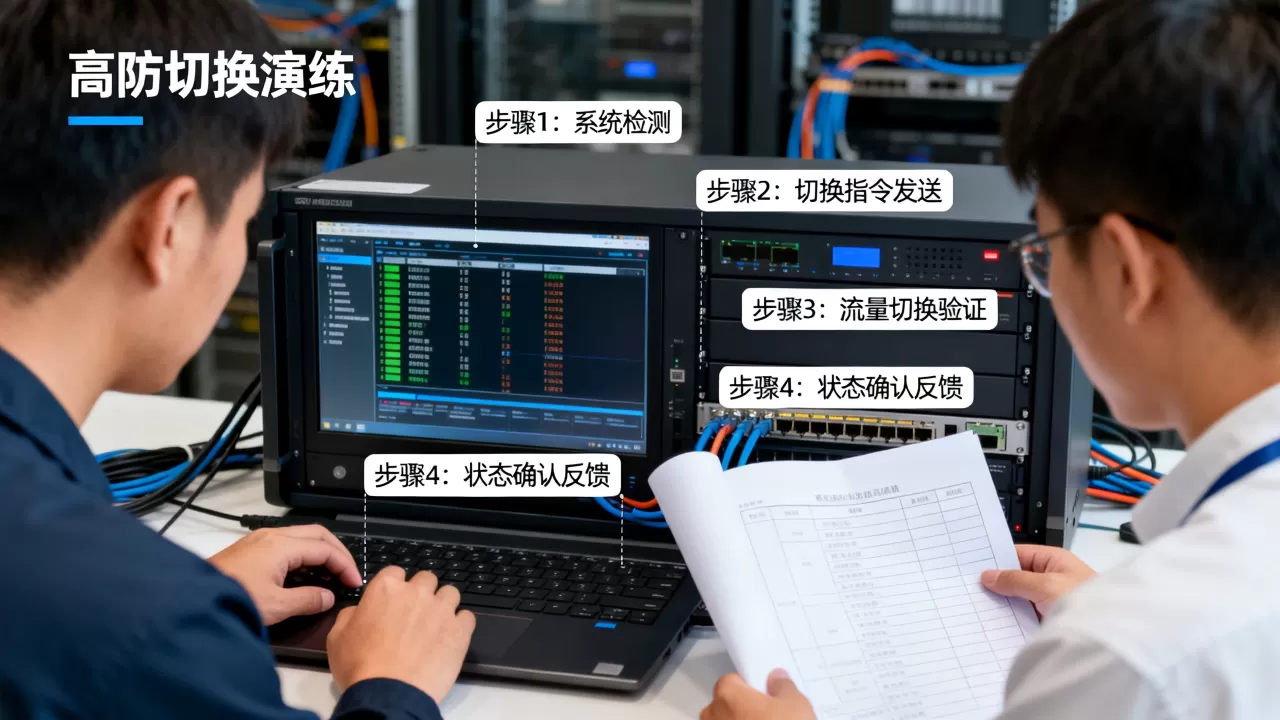 高防切换演练如何组织？高防切换演练流程步骤有哪些