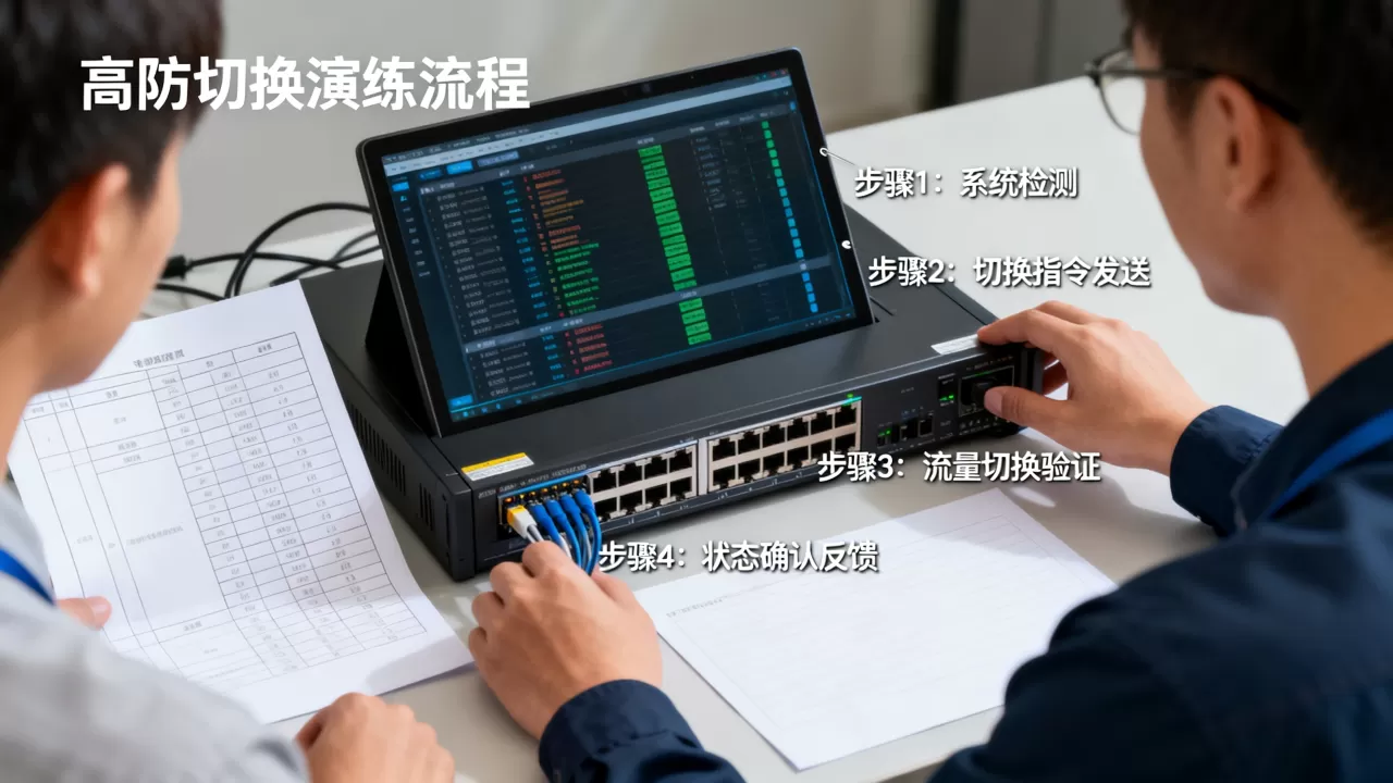 高防切换演练如何组织？高防切换演练流程步骤有哪些