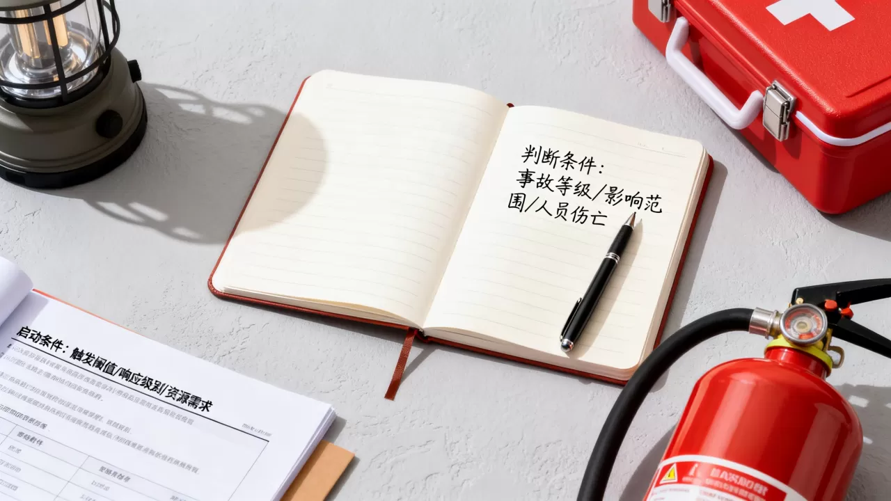 应急预案里该写清哪些判断条件？应急预案启动条件有哪些