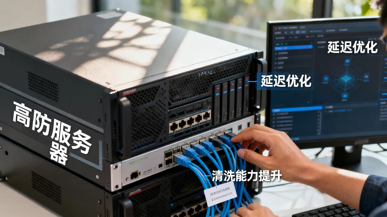 游戏业务选高防服务器延迟高怎么办，高防服务器清洗能力不足如何解决