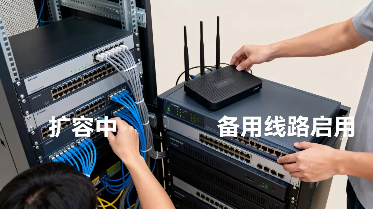 先扩容还是先启用备用线路?网络扩容与备用线路启用顺序 先扩容还是先启用备用线路?网络扩容与备用线路启用顺序