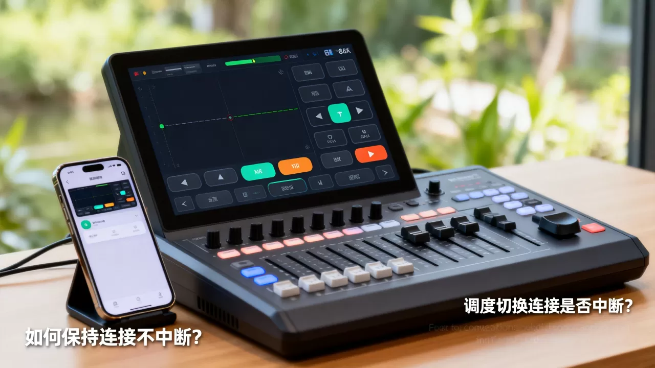 调度切换过程中连接会中断吗，如何保持连接不中断？
