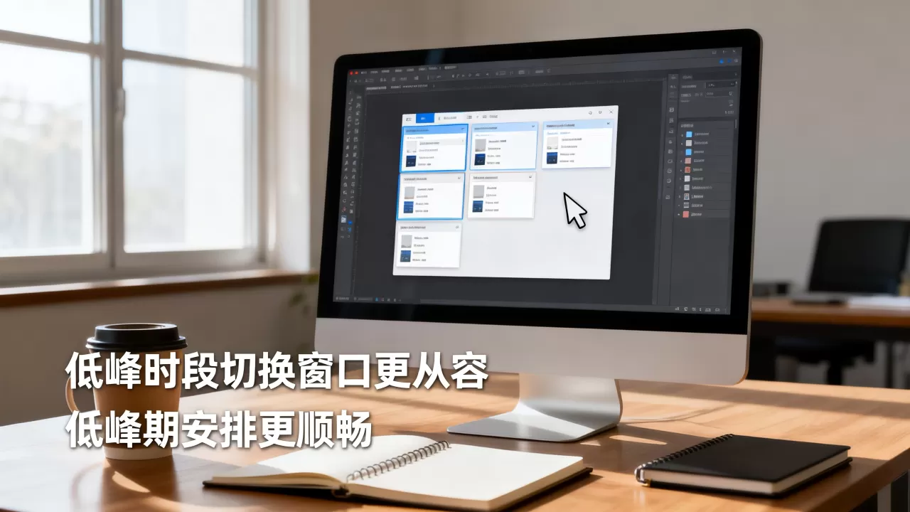 低峰时段切换窗口会更从容吗？如何安排在低峰期更顺畅？
