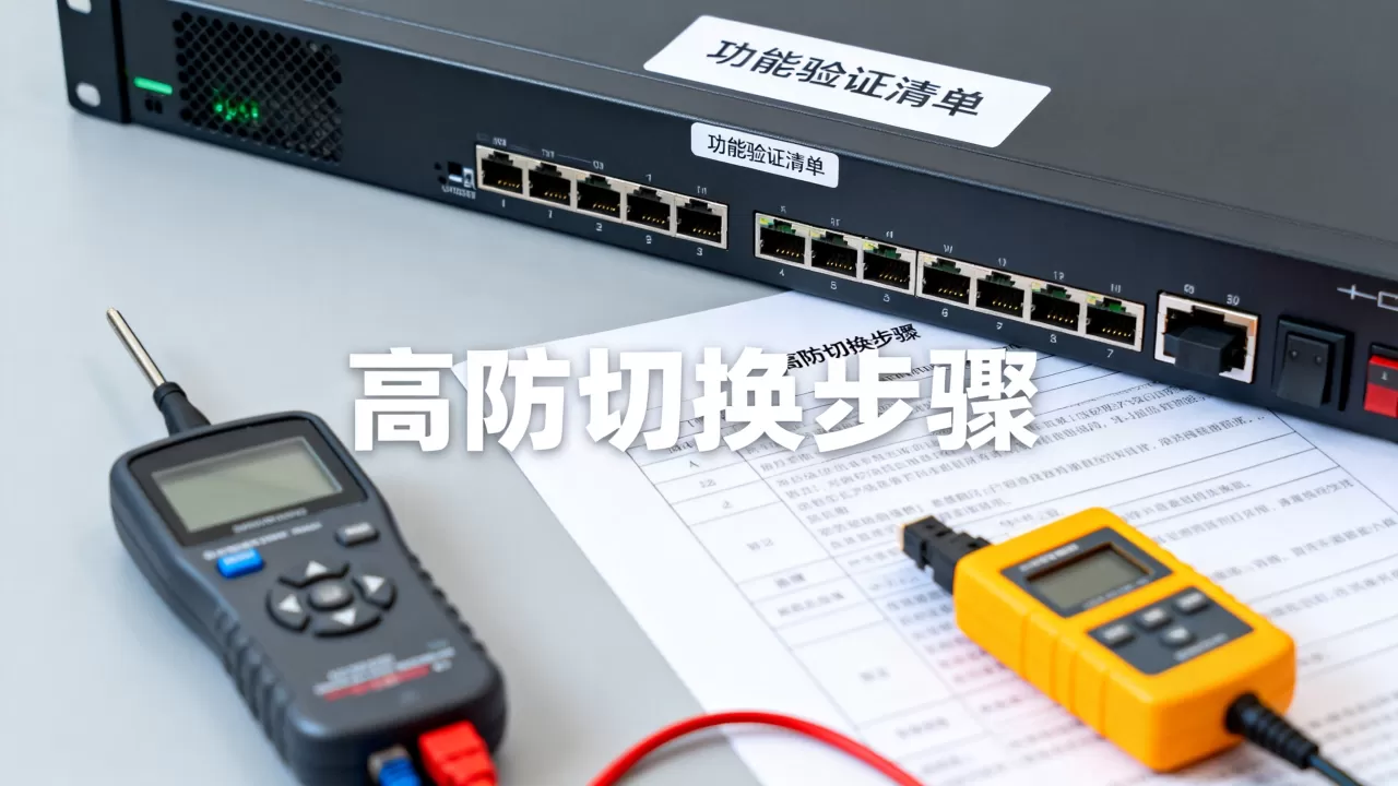 切换到高防后要逐项验证哪些功能清单?高防切换验证步骤详解 切换到高防后要逐项验证哪些功能清单?高防切换验证步骤详解