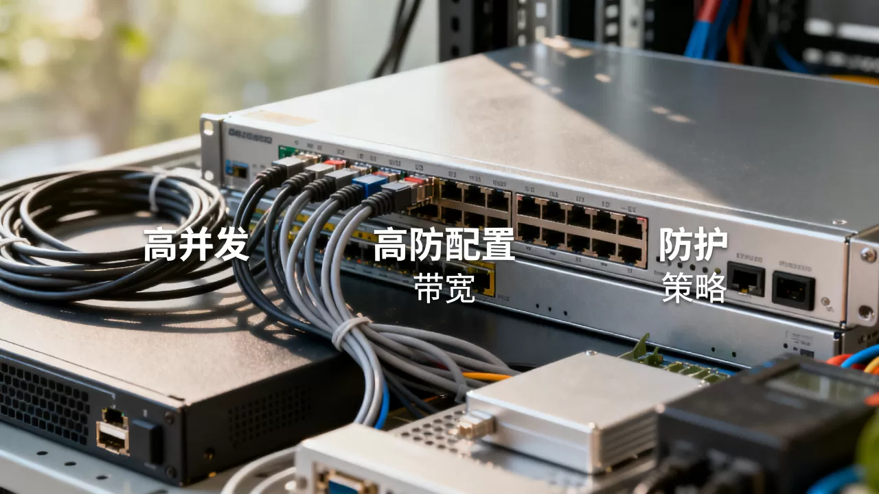 高并发场景下高防服务器怎么配置？高防服务器配置取舍技巧