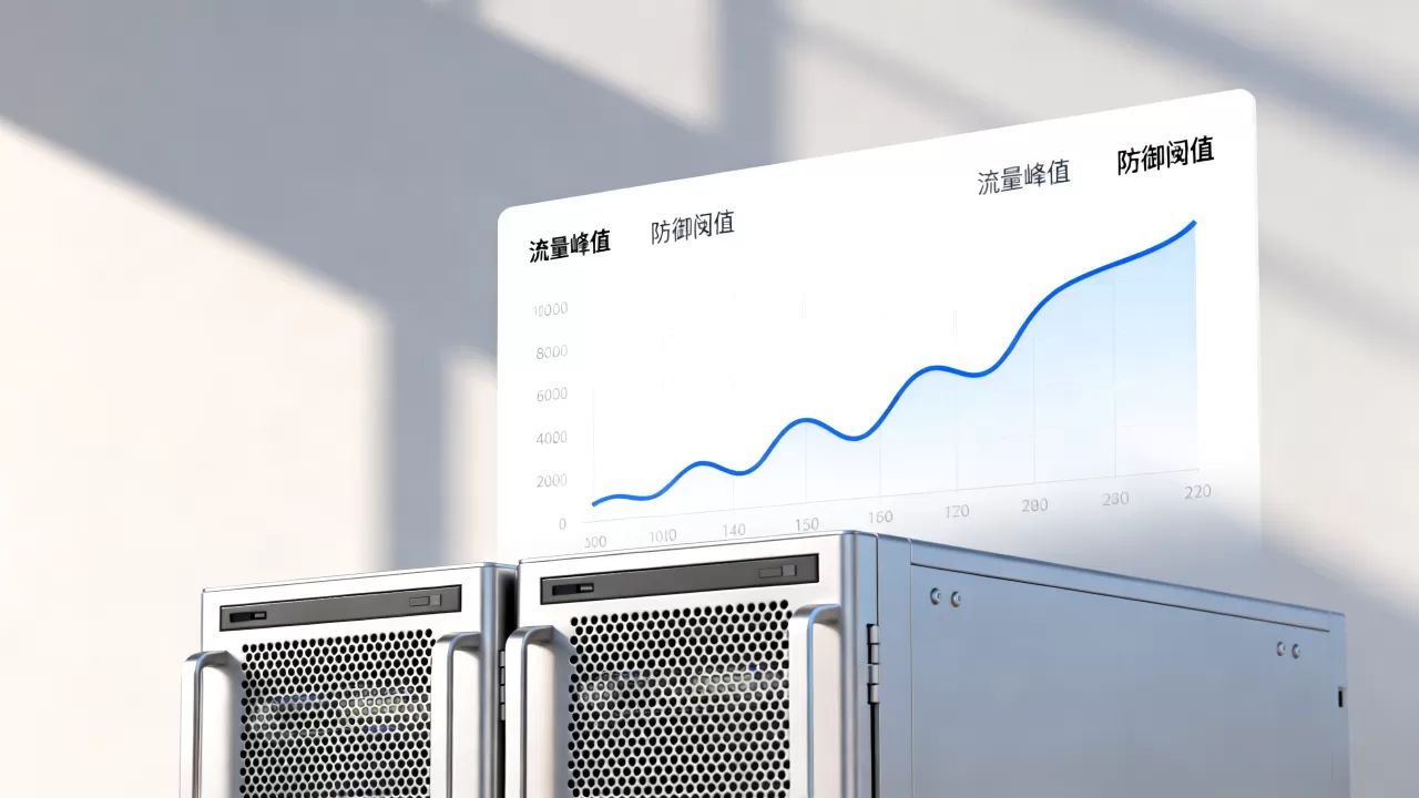 从流量曲线看需要多大规格的高防服务？高防服务器多少G防御才够用？