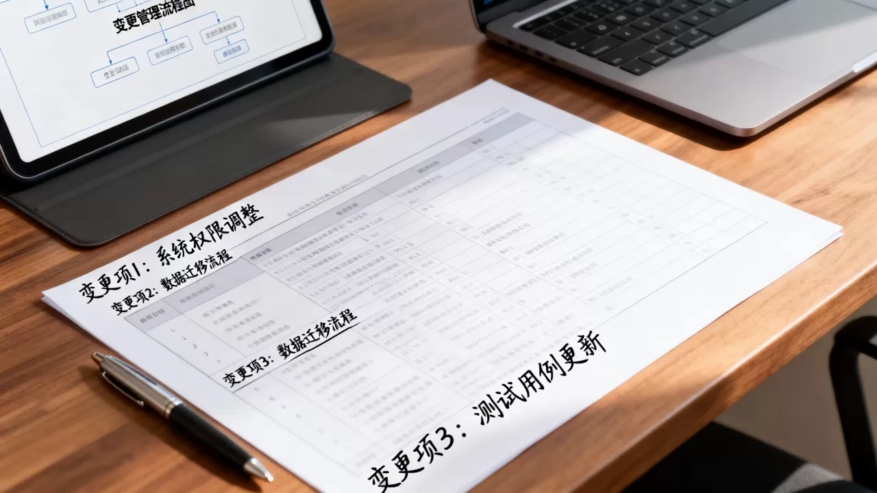 开通前需要同步给团队的变更清单,变更管理怎么做? 开通前需要同步给团队的变更清单,变更管理怎么做?