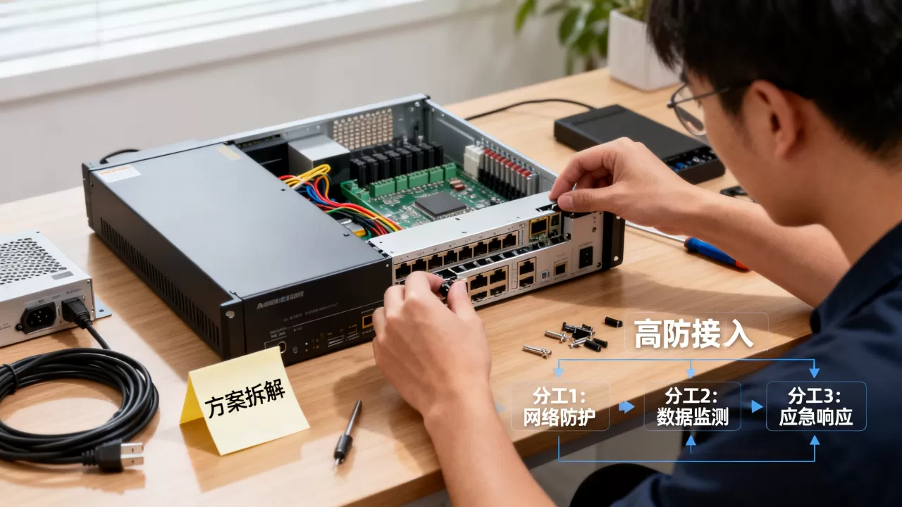高防接入方案怎么拆解分工，执行步骤有哪些？