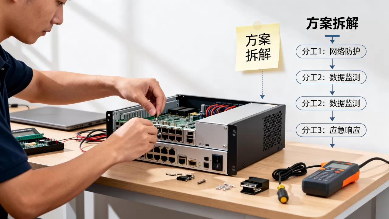 高防接入方案怎么拆解分工，执行步骤有哪些？