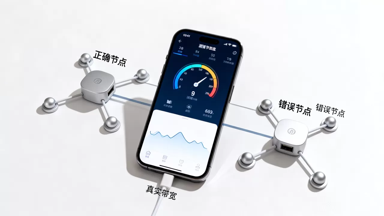 测速节点选得不对会误判真实带宽?测速节点怎么选才准确 测速节点选得不对会误判真实带宽?测速节点怎么选才准确