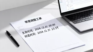 带宽调整的工单里要写清生效时间与回退吗，带宽调整工单注意事项？