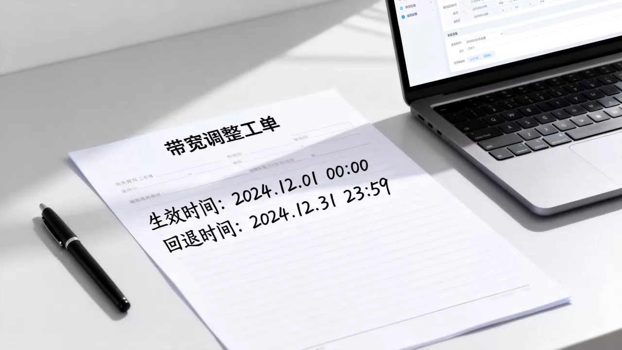 带宽调整的工单里要写清生效时间与回退吗,带宽调整工单注意事项? 带宽调整的工单里要写清生效时间与回退吗,带宽调整工单注意事项?