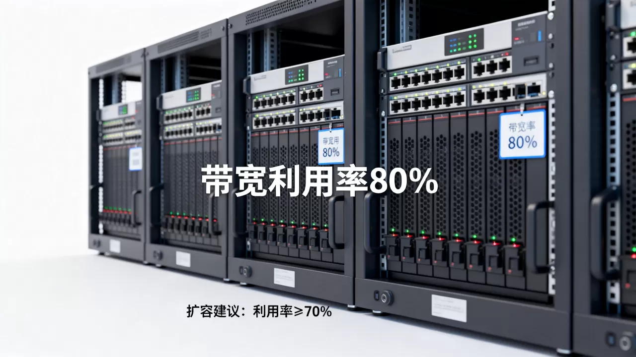 带宽利用率到多少需要扩容？服务器带宽扩容最佳时机