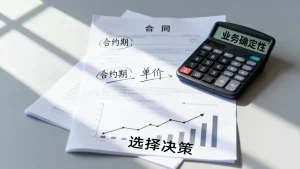合约期长短与单价如何取舍，业务确定性决定选择吗？