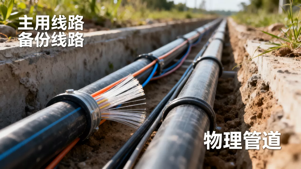 备份线路与主用是否要走同一条物理管道,网络冗余怎么设计? 备份线路与主用是否要走同一条物理管道,网络冗余怎么设计?