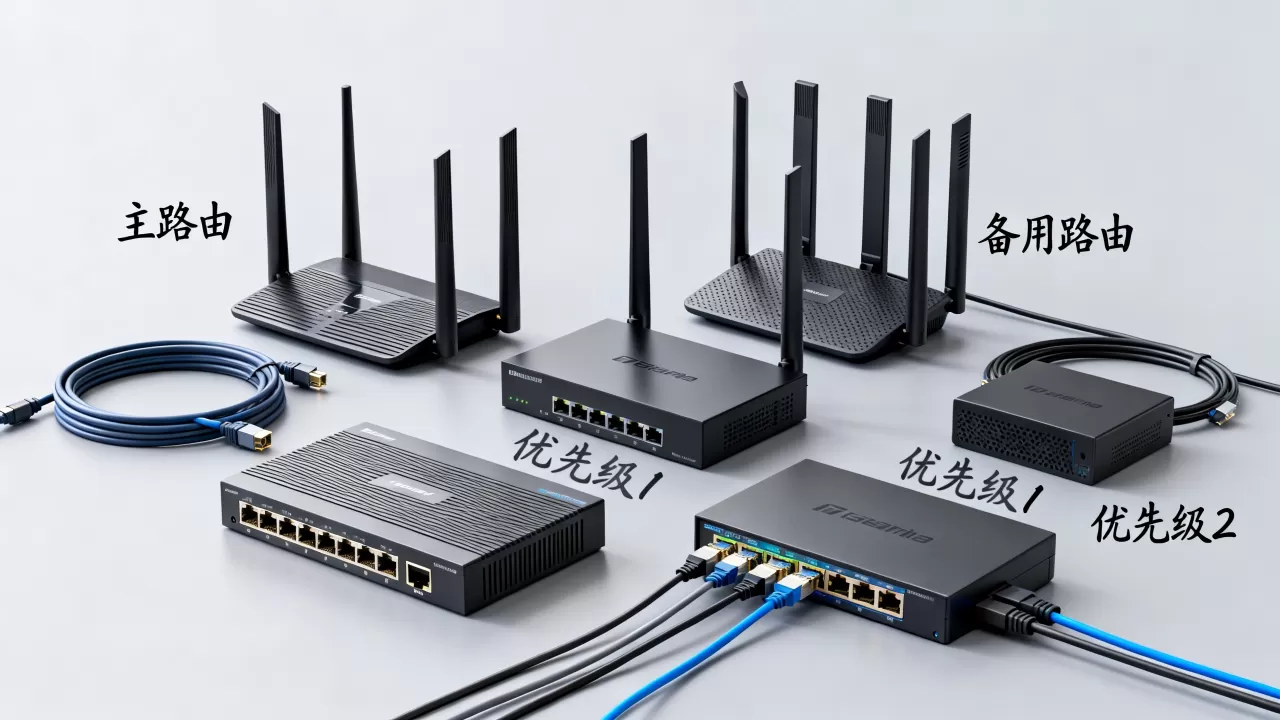 多路冗余下的路由优先级怎么排才不乱？路由优先级怎么设置