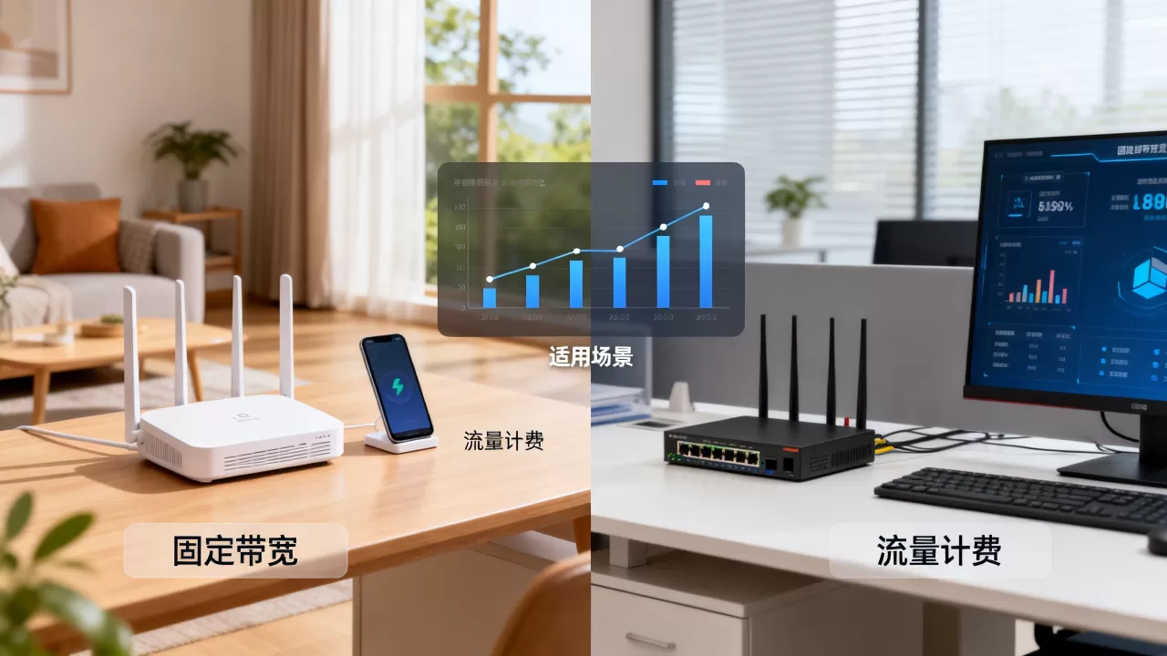 按流量和固定带宽计费哪个更划算?适用场景对比 按流量和固定带宽计费哪个更划算?适用场景对比