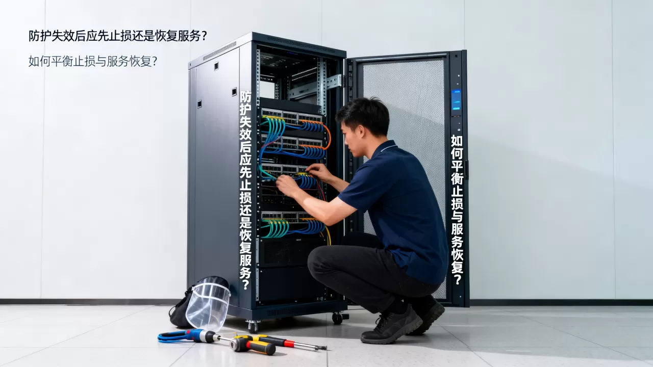 防护失效后应该先止损还是先恢复服务?,如何平衡止损与服务恢复? 防护失效后应该先止损还是先恢复服务?,如何平衡止损与服务恢复?