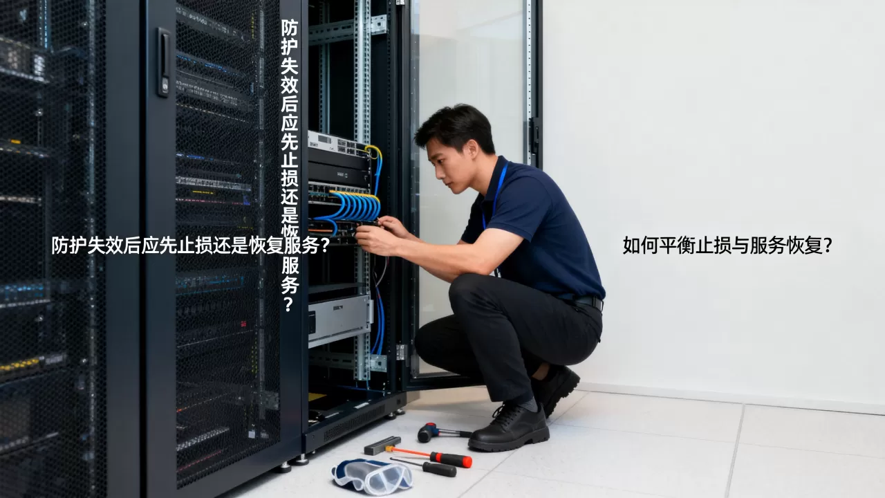 防护失效后应该先止损还是先恢复服务?,如何平衡止损与服务恢复? 防护失效后应该先止损还是先恢复服务?,如何平衡止损与服务恢复?