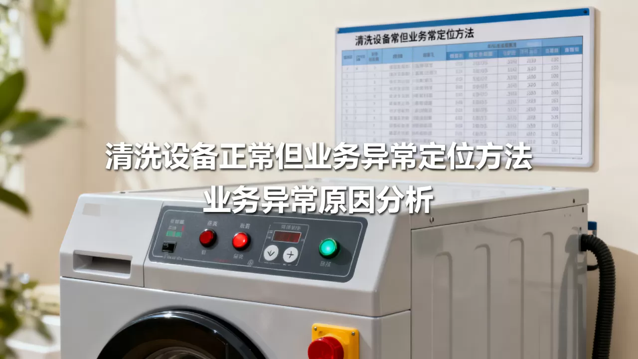 清洗设备正常但业务异常怎么定位,清洗设备正常业务异常什么原因 清洗设备正常但业务异常怎么定位,清洗设备正常业务异常什么原因