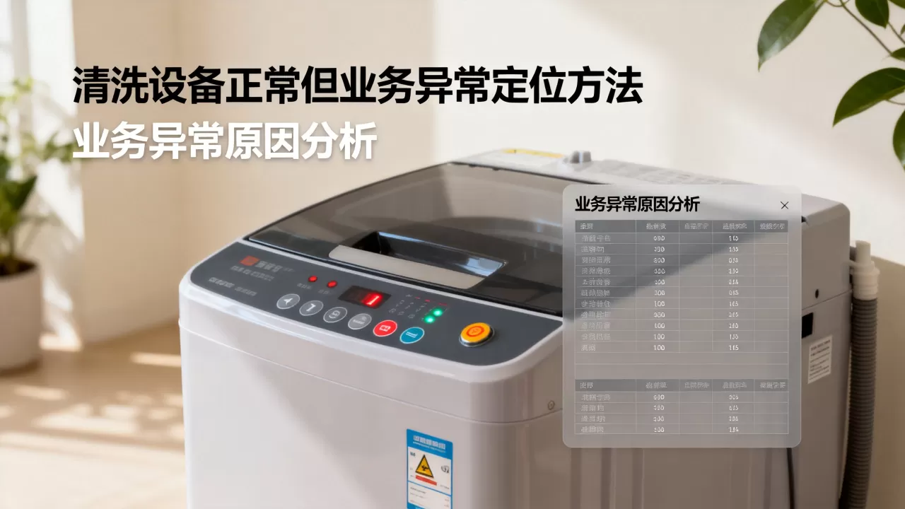 清洗设备正常但业务异常怎么定位,清洗设备正常业务异常什么原因 清洗设备正常但业务异常怎么定位,清洗设备正常业务异常什么原因