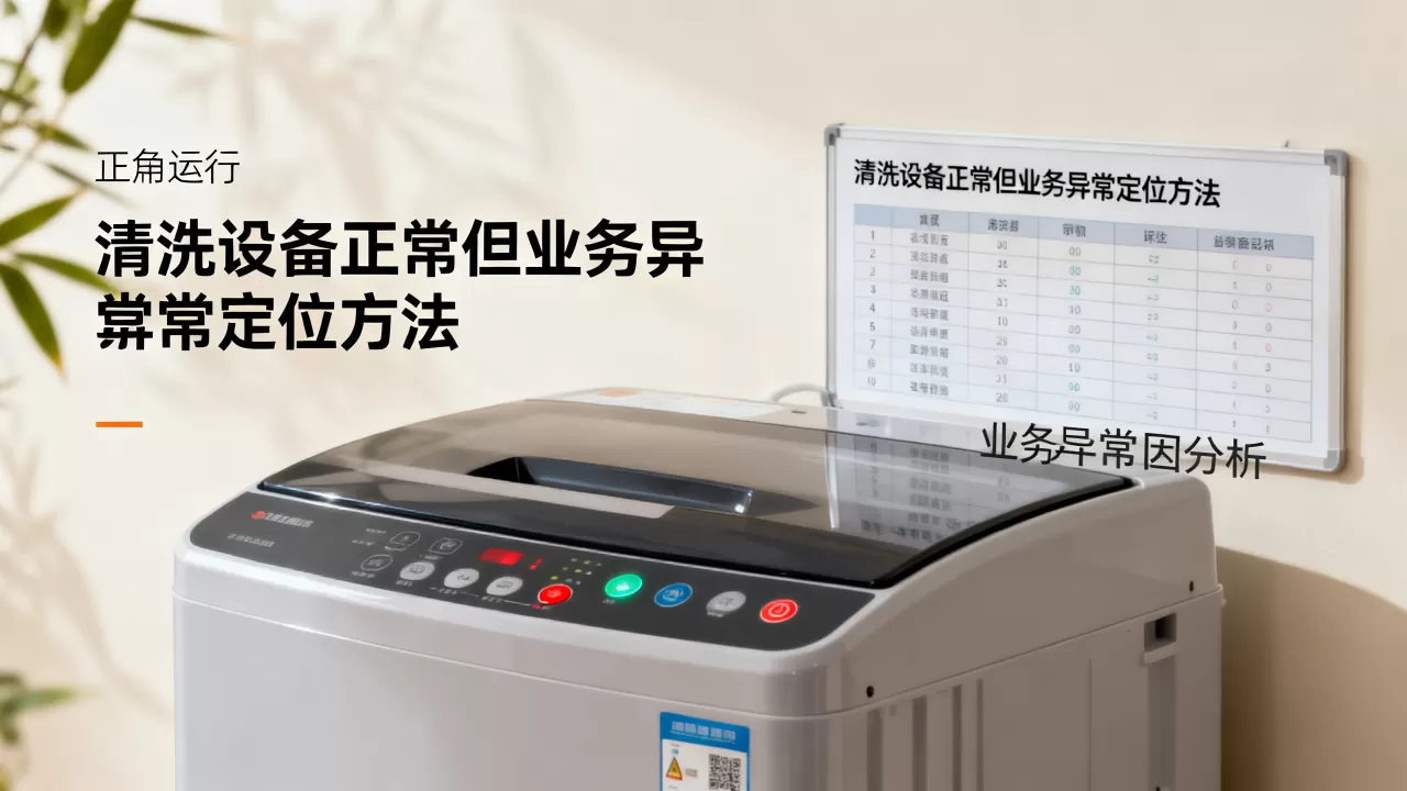 清洗设备正常但业务异常怎么定位,清洗设备正常业务异常什么原因 清洗设备正常但业务异常怎么定位,清洗设备正常业务异常什么原因