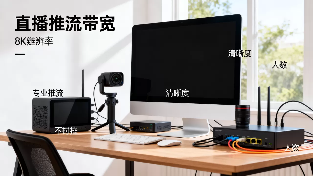 直播推流需要多少带宽看清晰度和人数?直播推流带宽多少够用 直播推流需要多少带宽看清晰度和人数?直播推流带宽多少够用