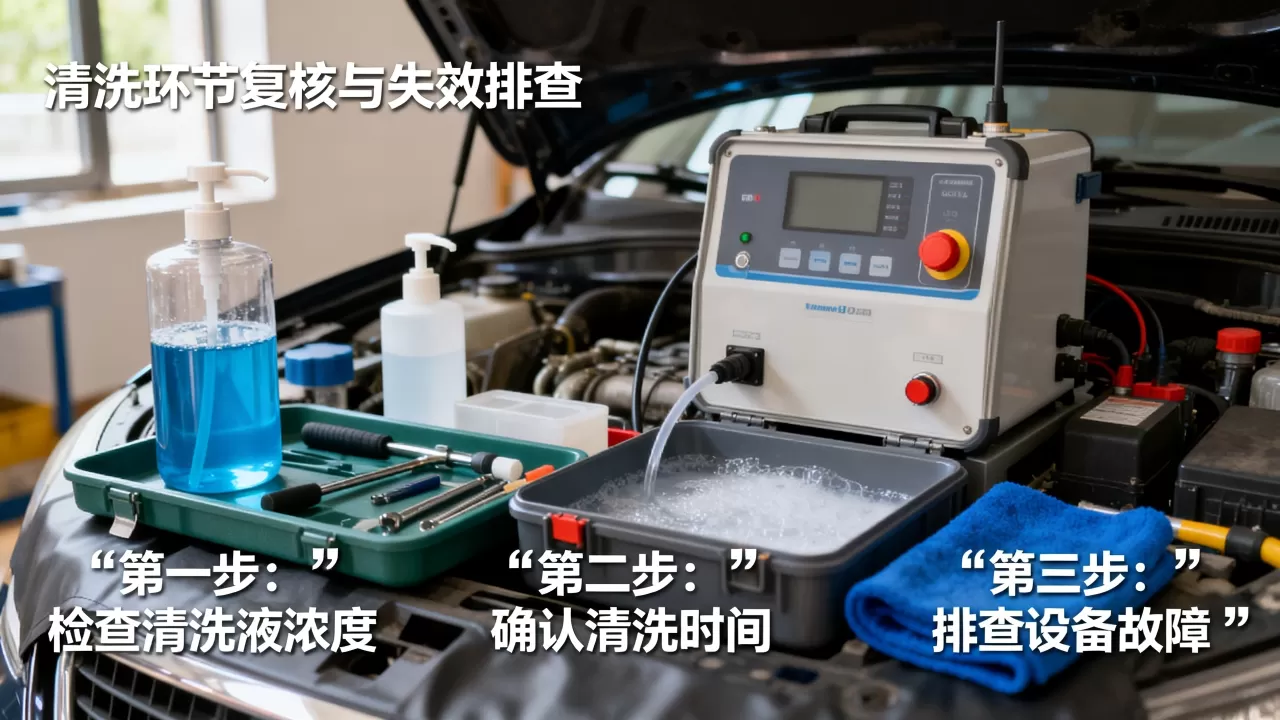清洗没生效时该从哪几个环节复核,清洗失效怎么排查原因 清洗没生效时该从哪几个环节复核,清洗失效怎么排查原因