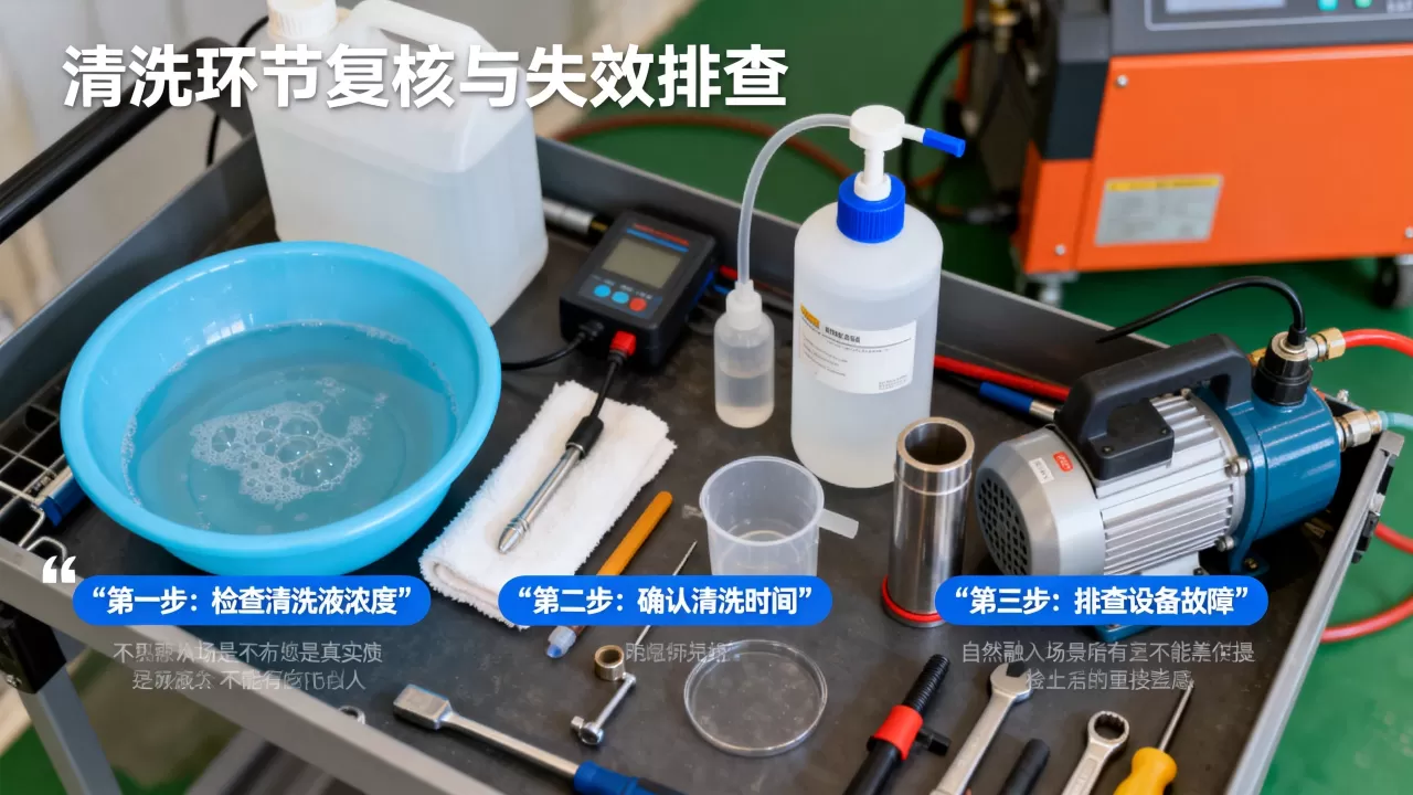 清洗没生效时该从哪几个环节复核,清洗失效怎么排查原因 清洗没生效时该从哪几个环节复核,清洗失效怎么排查原因