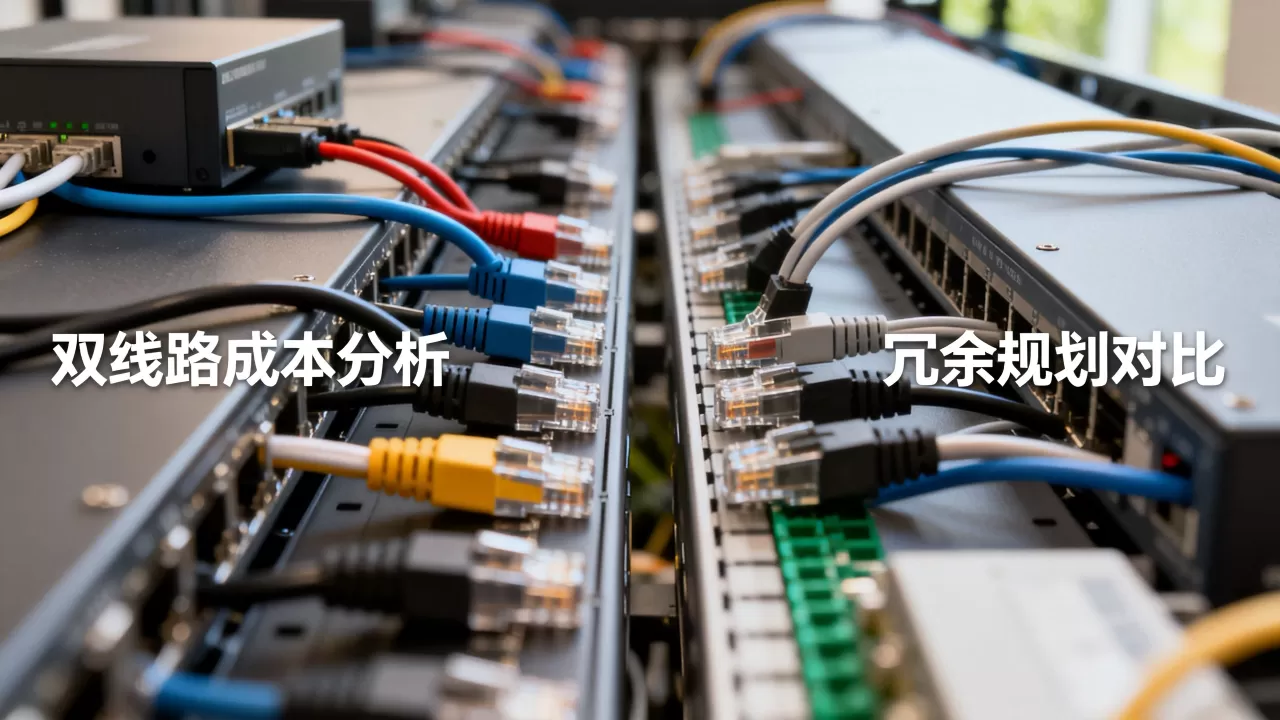 双线路的成本与中断代价如何权衡，冗余规划双线路成本高吗