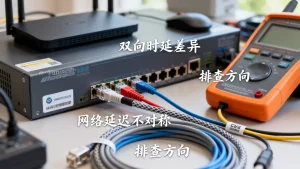 双向时延差异偏大时该从哪些方向查，网络延迟不对称原因如何排查