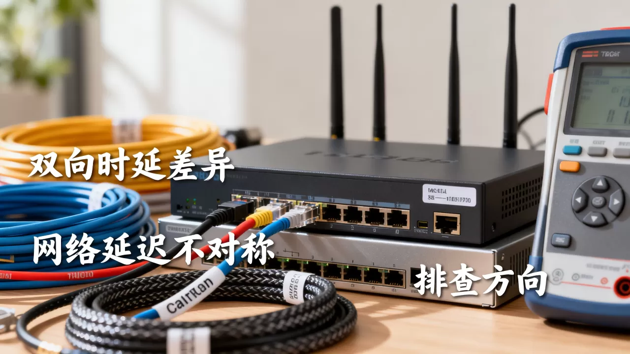双向时延差异偏大时该从哪些方向查，网络延迟不对称原因如何排查
