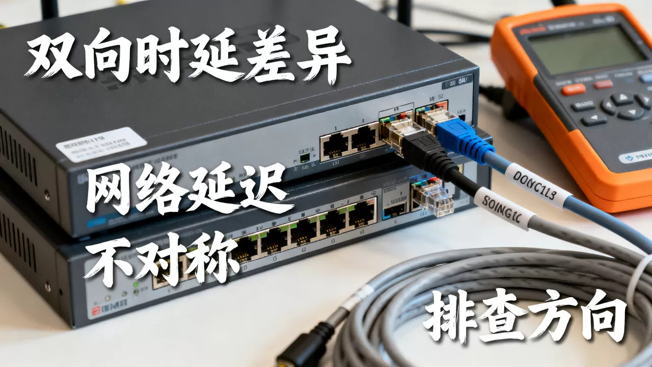 双向时延差异偏大时该从哪些方向查，网络延迟不对称原因如何排查