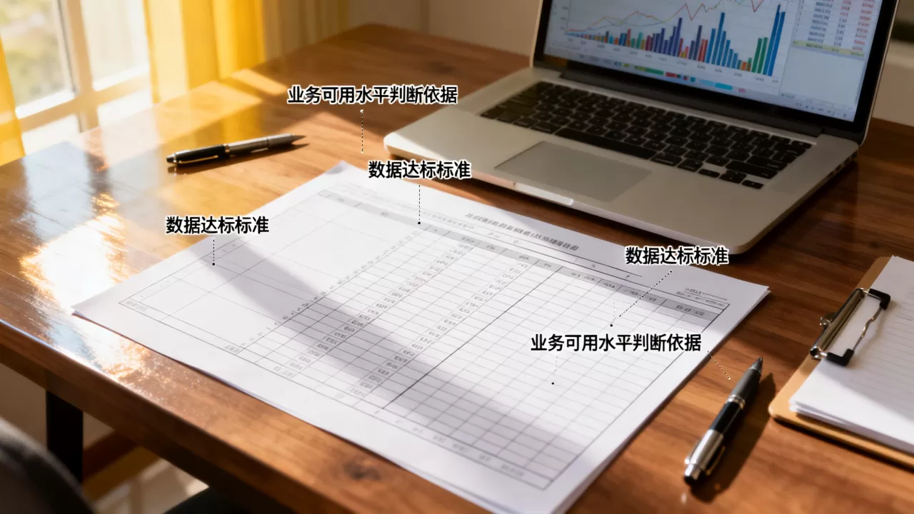 如何判断验收数据是否达到业务可用水平，验收数据标准有哪些？