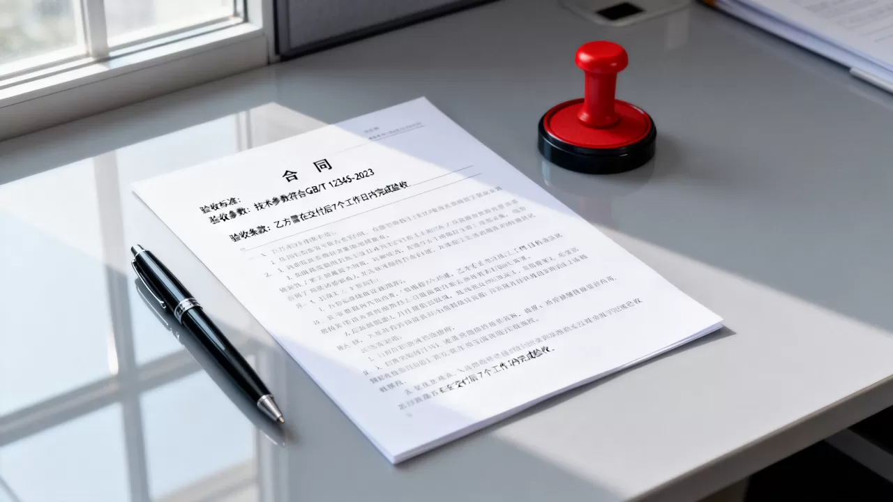 验收通过的标准该在合同里写成什么样，合同验收条款怎么写？