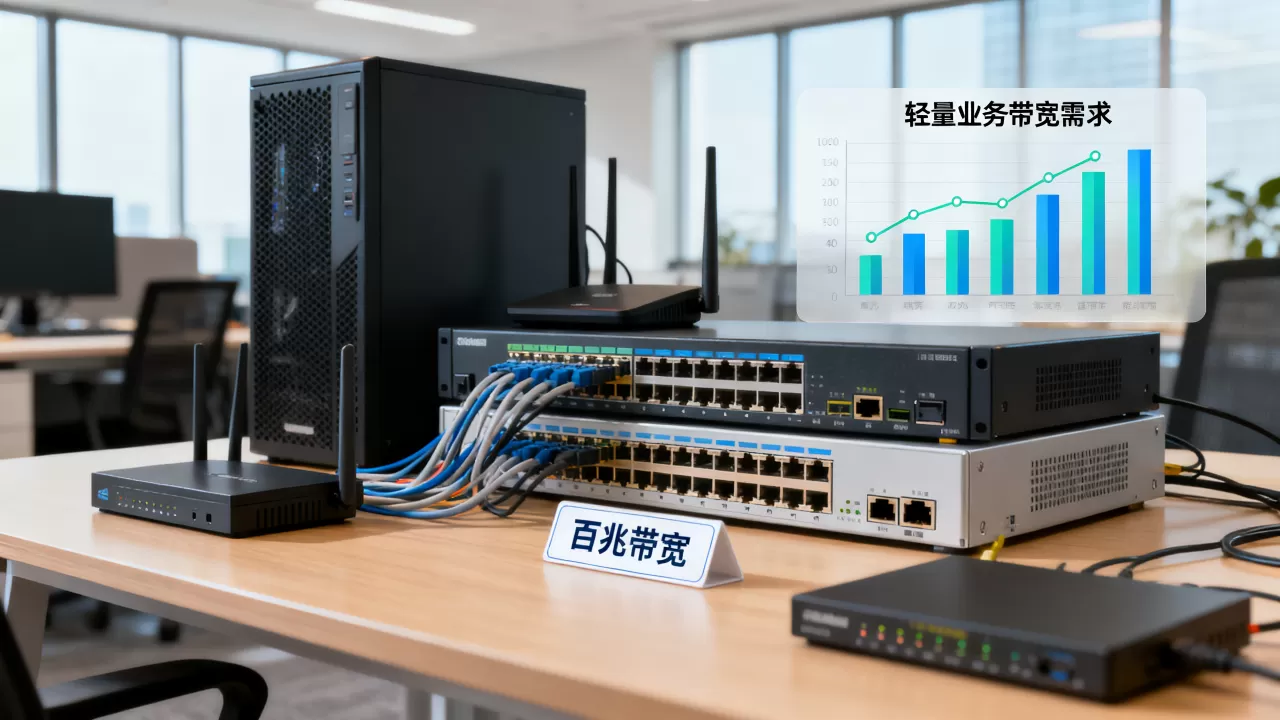 起步阶段轻量业务用百兆带宽合适吗,百兆带宽够用吗? 起步阶段轻量业务用百兆带宽合适吗,百兆带宽够用吗?