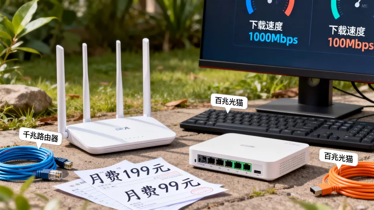 千兆和百兆带宽在成本上差别有多大,家用选哪个更划算? 千兆和百兆带宽在成本上差别有多大,家用选哪个更划算?
