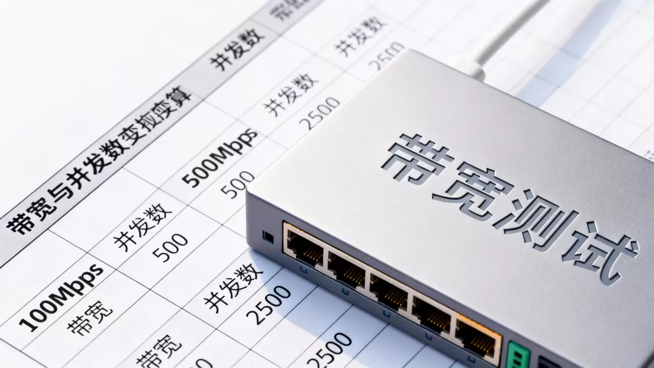不同带宽规格对应的典型并发承载能力是多少？带宽与并发数如何换算