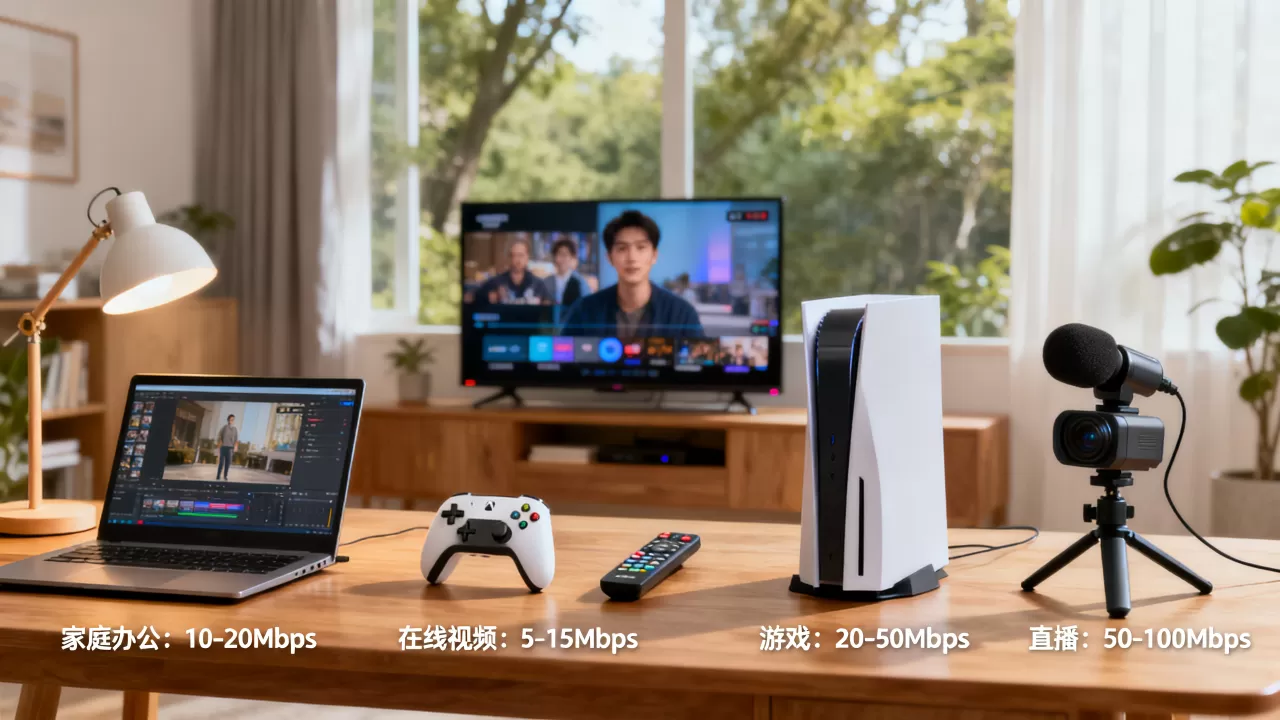 百兆带宽够不够用?不同业务类型需要多大带宽? 百兆带宽够不够用?不同业务类型需要多大带宽?