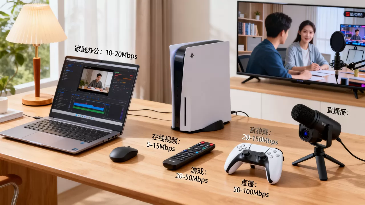 百兆带宽够不够用?不同业务类型需要多大带宽? 百兆带宽够不够用?不同业务类型需要多大带宽?