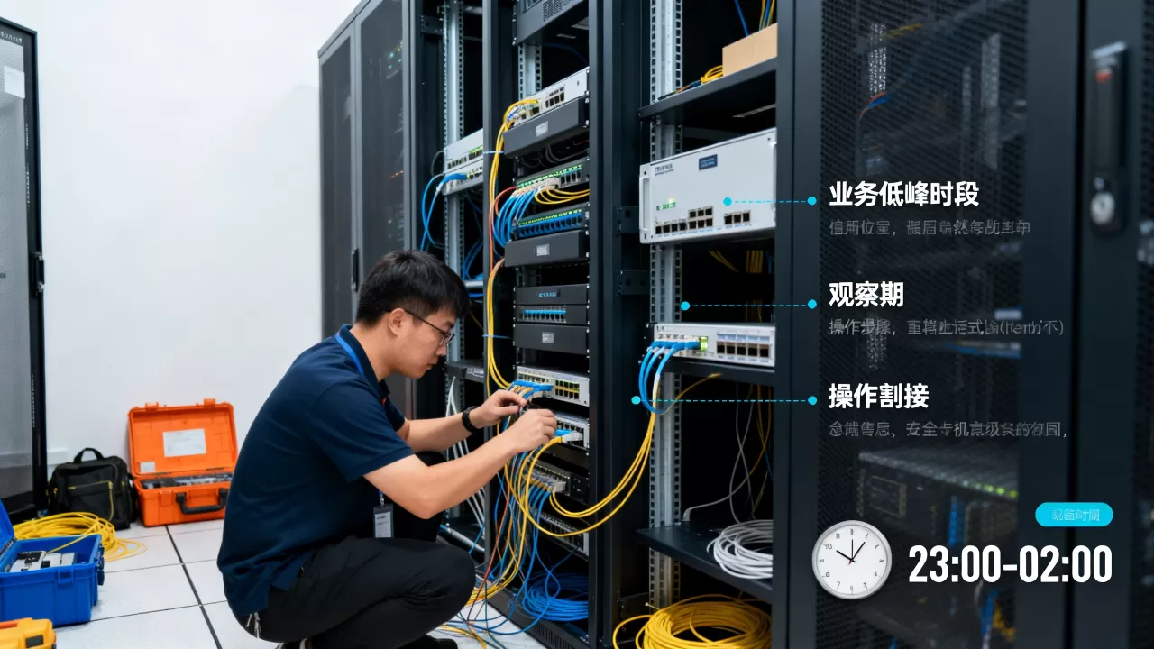 割接窗口为何建议放在业务低峰并留观察期,割接最佳时间怎么选? 割接窗口为何建议放在业务低峰并留观察期,割接最佳时间怎么选?