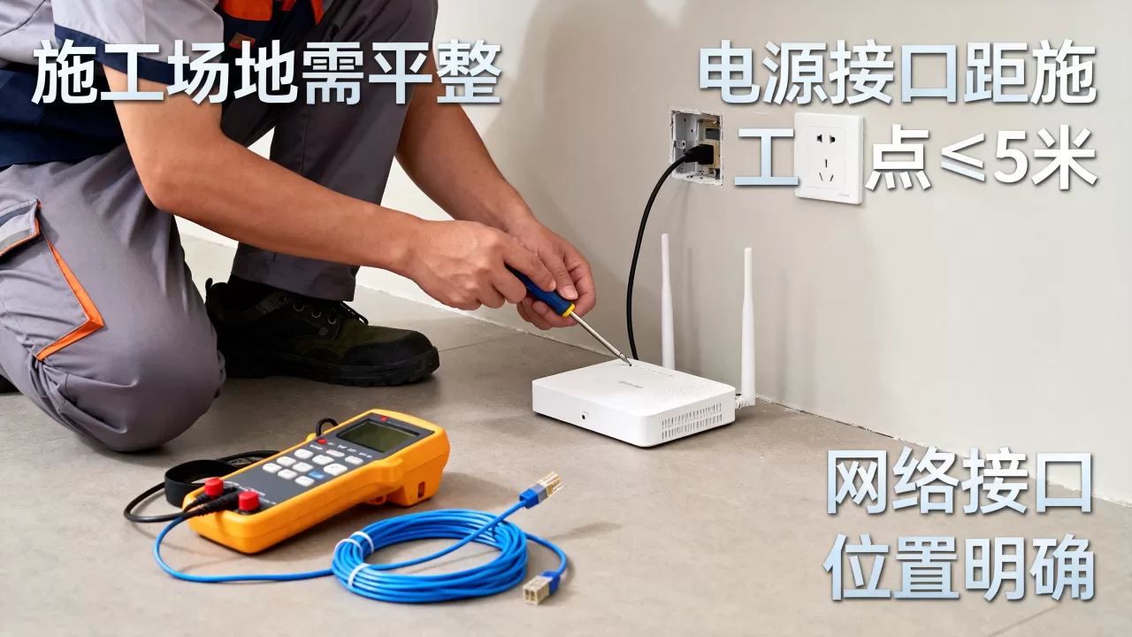新装企业宽带入场施工条件有哪些？企业宽带安装施工条件自查要点
