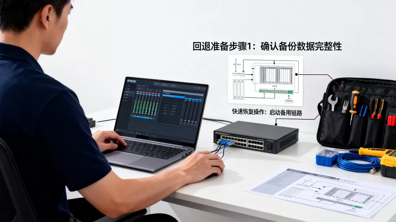 割接失败时的回退方案应该提前准备到哪一步，如何快速恢复业务？